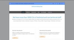 Desktop Screenshot of fortuneenterprises.in